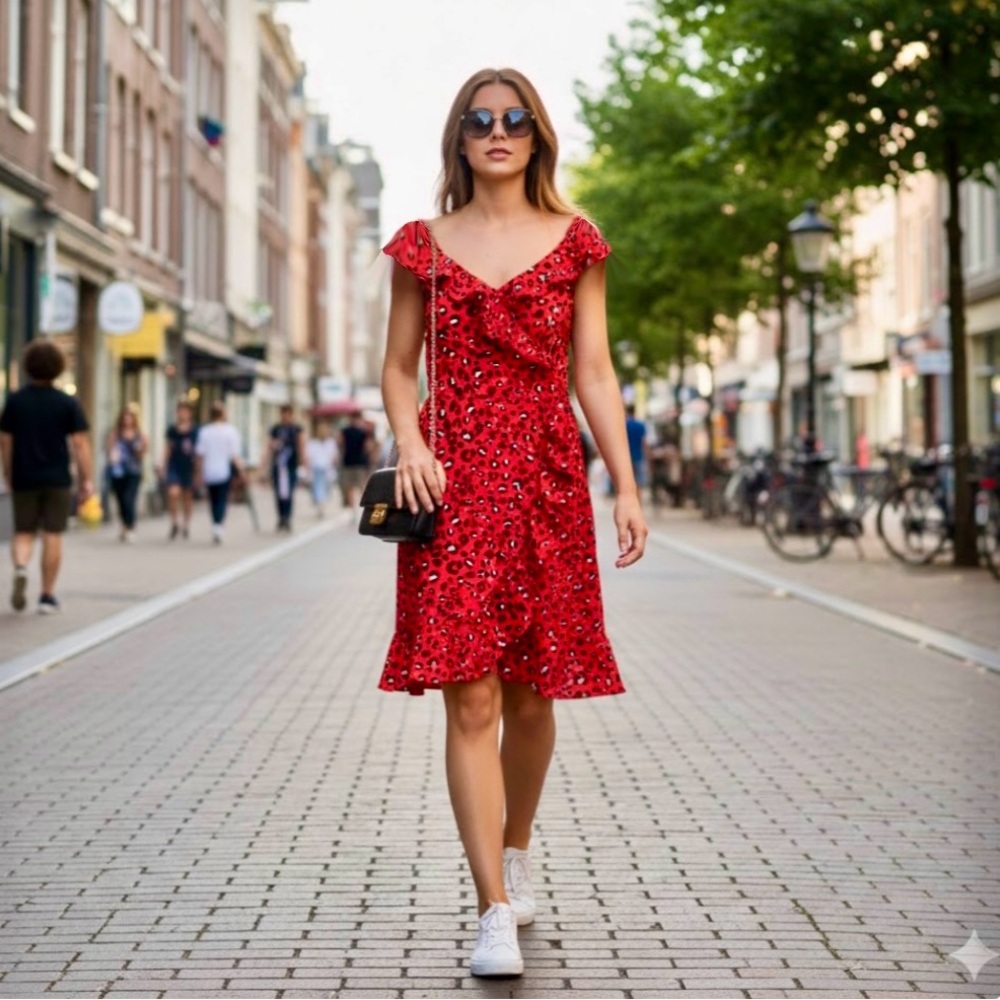 Red dress
